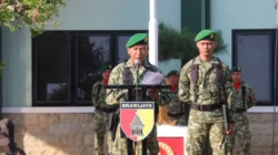 Kasdim 0827 Sumenep memimpin Upacara Bendera 17-an di Makodim Sumenep