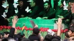 Dmitry Medvedev menghadiri pemakaman Ayatollah Ali Khamenei di Teheran Iran