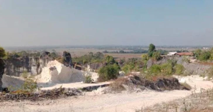 Lokasi tambang galian C ilegal di Bangkalan yang menjadi objek penyelidikan aparat penegak hukum.