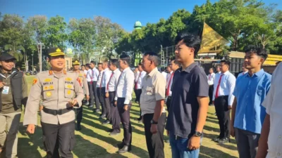 Apel gelar pasukan pengamanan Haul Masyayikh Nusantara di Polres Situbondo