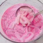 Resep Es Kopyor Creamy Pink yang Segar, Creamy, dan Cocok untuk Ide Jualan