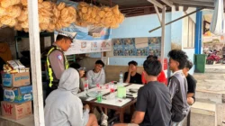 Satlantas Polresta Sumenep sosialisasi Polantas Menyapa di Pelabuhan Kalianget.