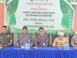 Sertijab Camat Giligenting, Akhmad Hidayat Siap Perkuat Pelayanan Publik dan Pembangunan