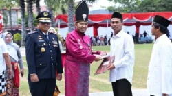 warga binaan Rutan Sumenep menerima remisi HUT ke-81 RI