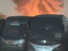 50 Bus PO Sinar Jaya Terbakar di Kawasan MM2100 Bekasi, Tak Ada Korban Jiwa