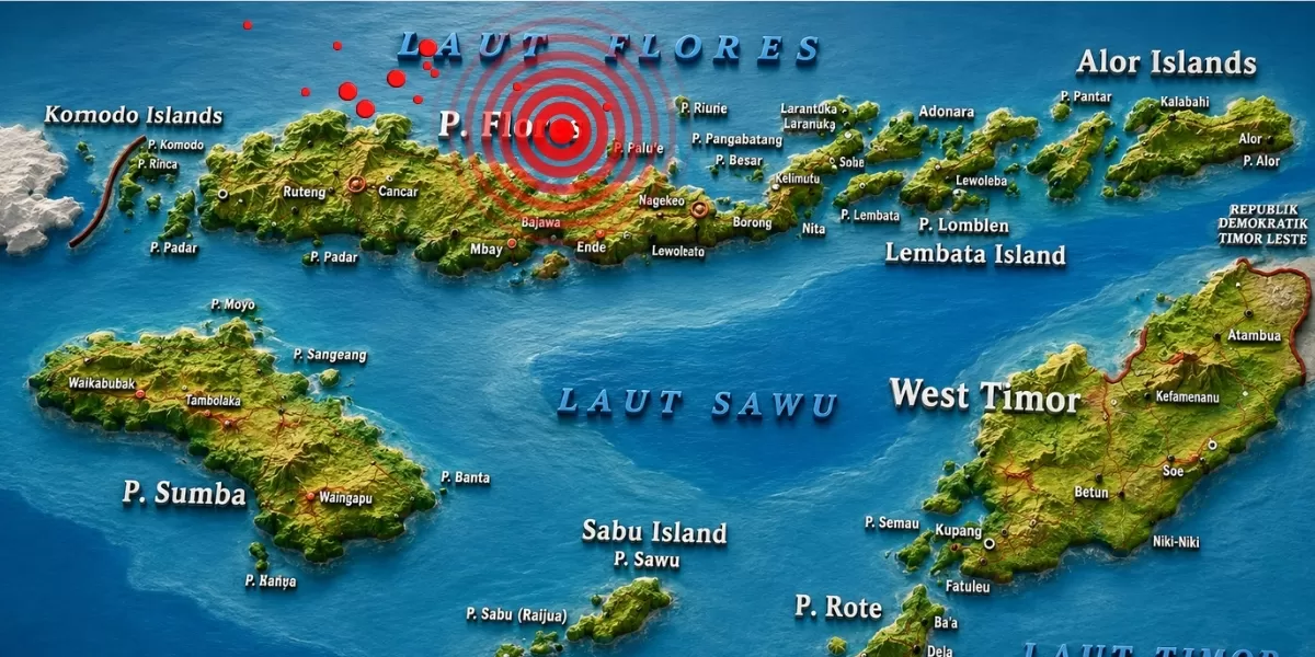 BMKG catat 2.768 gempa susulan di Flores NTT
