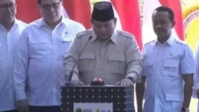 Bahlil Lahadalia saat peluncuran PLTS 100 GWp di Jembrana Bali
