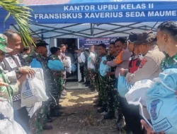 Bantuan Sembako Presiden Prabowo Tiba di Maumere, 1.725 Paket untuk Korban Bencana NTT