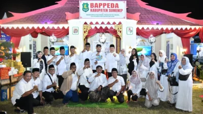 Stand Bappeda Sumenep menampilkan program dan inovasi pembangunan di MNV 2026