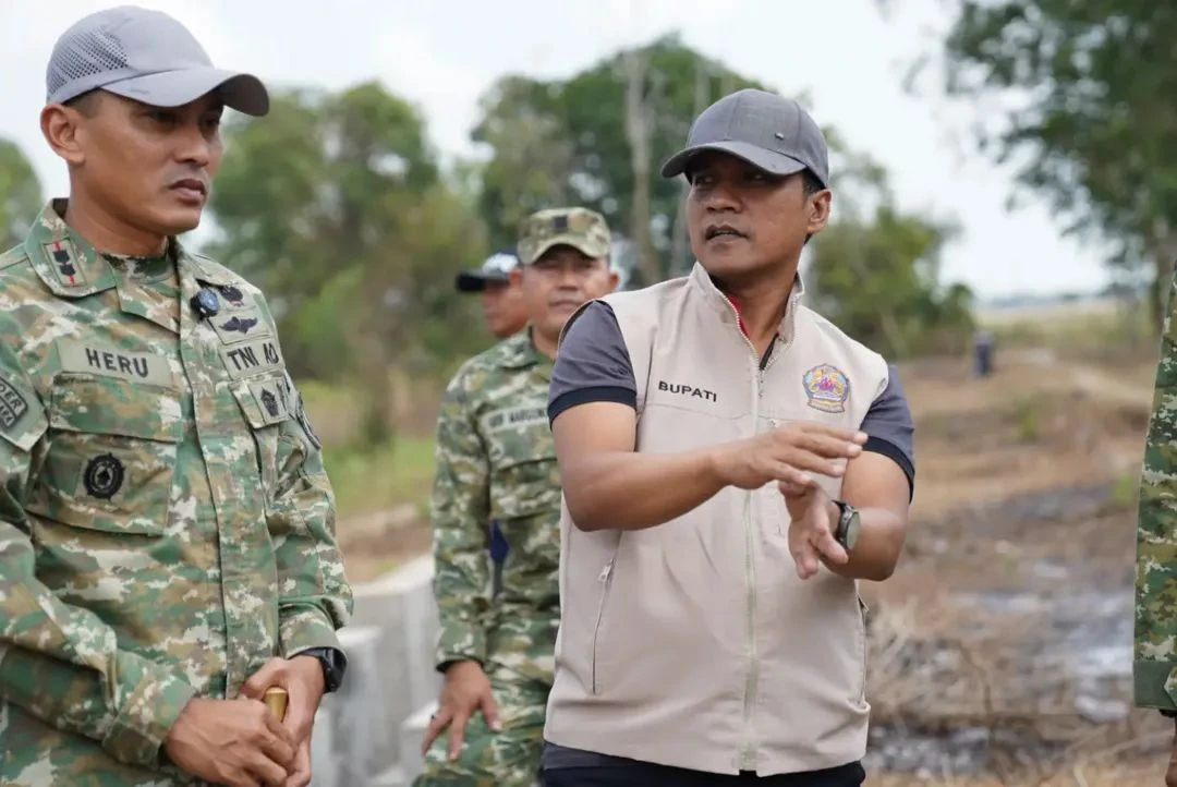Bupati Bangkalan meninjau sumber air di Desa Pamorah