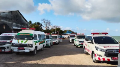 Pemkab Sumenep menyiapkan ambulans dan tenaga medis untuk penumpang KMP Mutiara Sentosa 2.