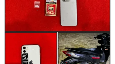 Dua Pemuda di Sumenep Ditangkap Satresnarkoba, Sabu 0,12 Gram Disita