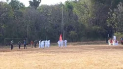 Upacara HUT ke-81 RI Forkopimka Giligenting Sumenep di Desa Aenganyar