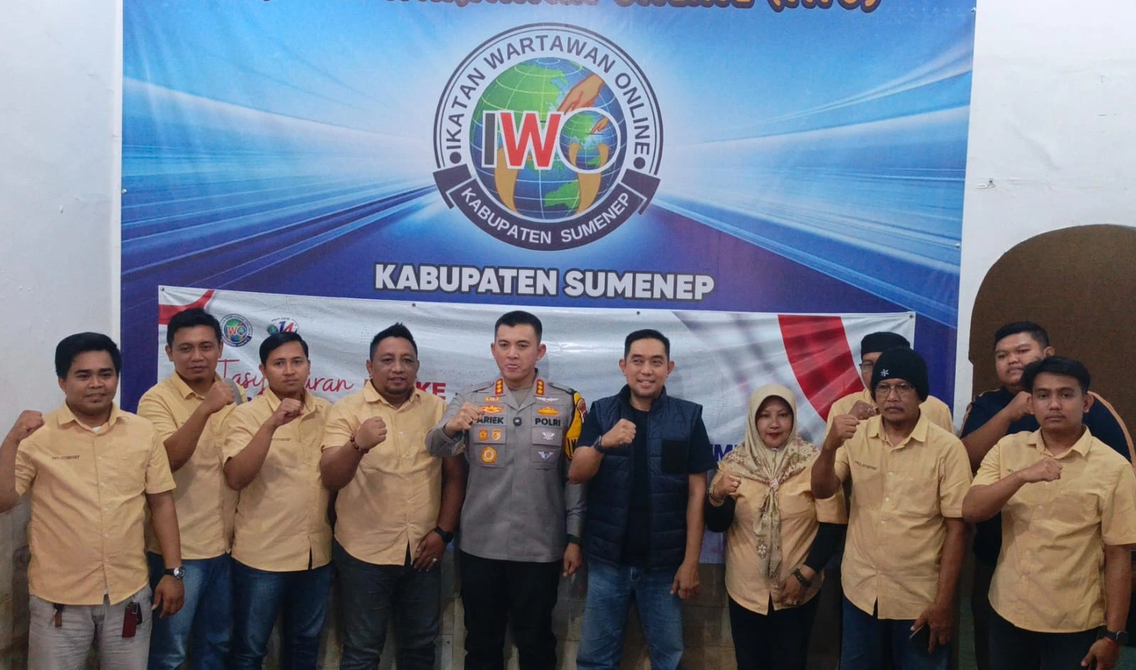 HUT ke-14 IWO Sumenep memperkuat sinergi pers dan Polresta Sumenep