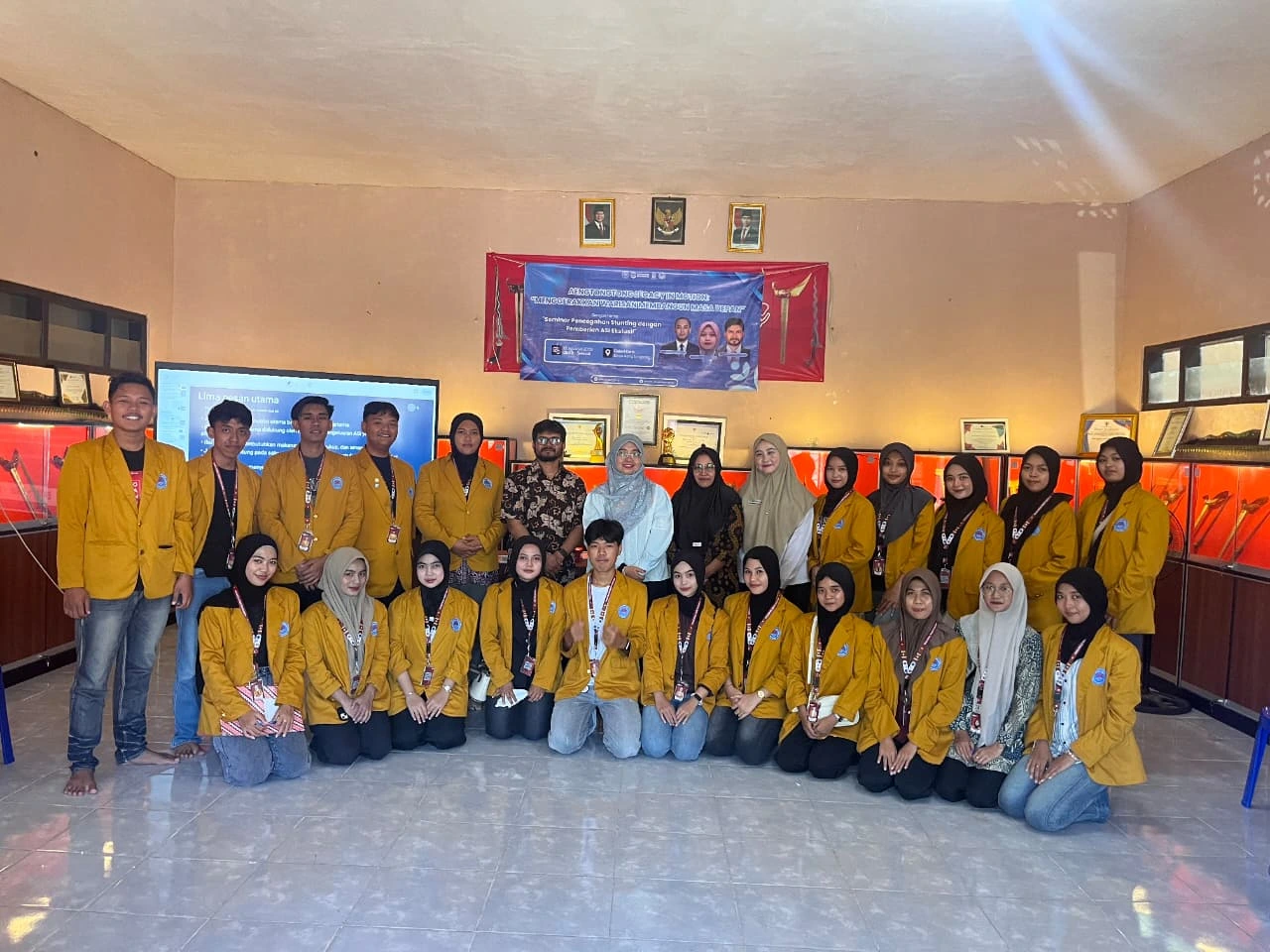 Seminar ASI eksklusif KKN 09 Aengtongtong untuk pencegahan stunting
