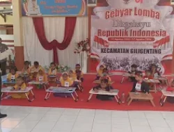 Lomba Mewarnai Semarakkan HUT ke-81 RI, Anak PAUD Giligenting Tampilkan Kreativitas