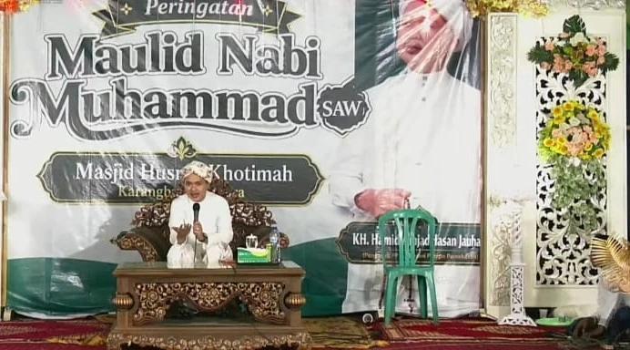 Peringatan Maulid Nabi 1448 H di Masjid Husnul Khotimah Karangbudi Sumenep