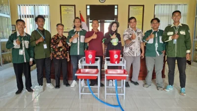 Mahasiswa baru Fakultas Pertanian UNIJA salurkan sabun dari limbah kulit buah