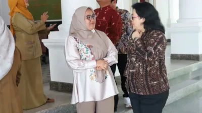 Bupati Bangkalan Lukman Hakim audiensi bersama komunitas cegah stunting.