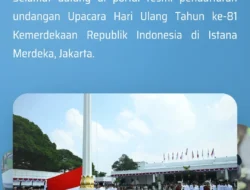 Pendaftaran Upacara HUT Ke-81 RI di Istana Merdeka Dibuka 5-7 Agustus 2026, Ini Link Resminya