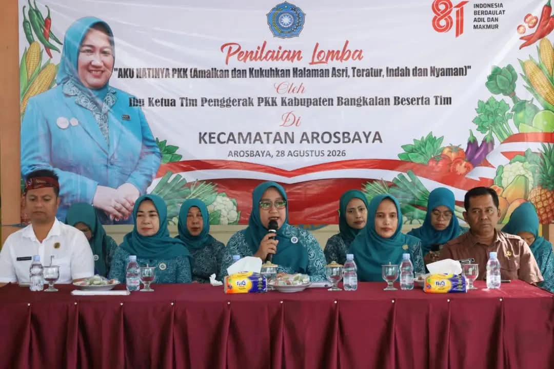 Penilaian Lomba Aku Hatinya PKK Bangkalan di Arosbaya dan Klampis