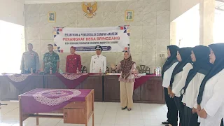 Pelantikan perangkat Desa Bringsang Giligenting Sumenep periode 2026 2029