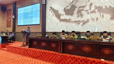 Wakil Bupati Sumenep Imam Hasyim menyampaikan jawaban Perubahan APBD 2026