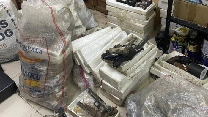 Senjata ditemukan di sekolah Pondok Pinang Jakarta Selatan