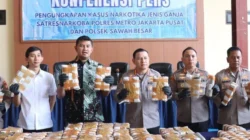 Polres Metro Jakarta Pusat menyita 132 kilogram ganja dari jaringan narkoba lintas provinsi