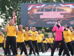 Polresta Sumenep Semarakkan HUT ke-81 RI dengan Olahraga dan Lomba Bersama