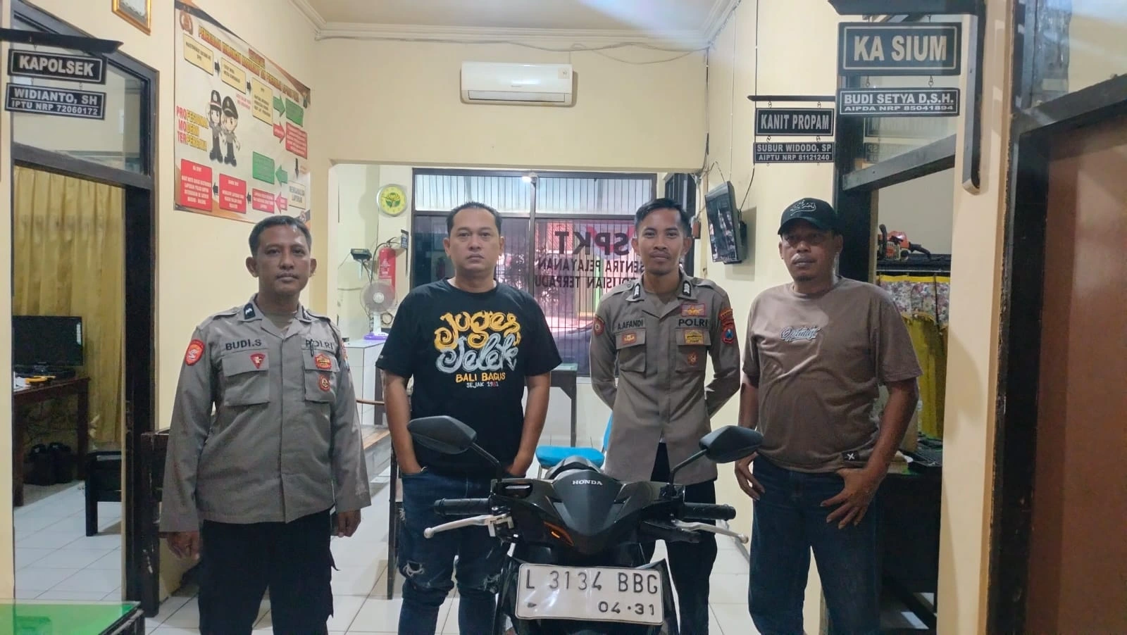Polsek Lenteng Sumenep amankan pelaku curanmor berinisial AHA