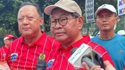 Gubernur DKI Jakarta Pramono Anung saat menyampaikan rencana penertiban pagar tinggi di Jakarta