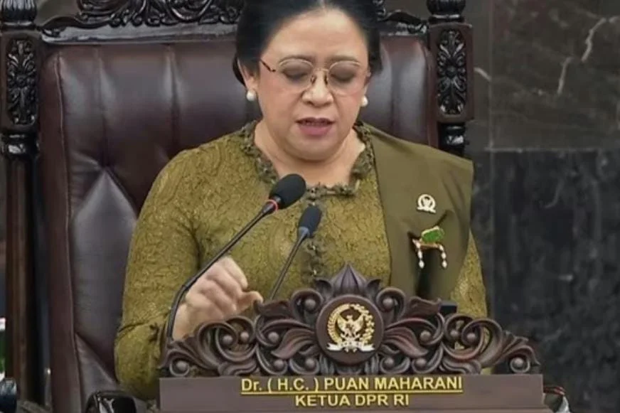 Puan Maharani menyampaikan pandangan tentang APBN 2027 di DPR RI