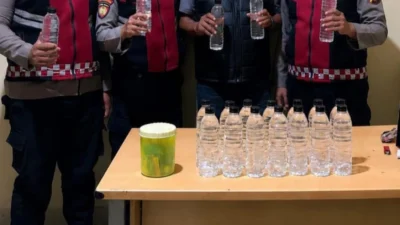Sat Samapta Polresta Sumenep Amankan 51 Botol Arak Tanpa Merek