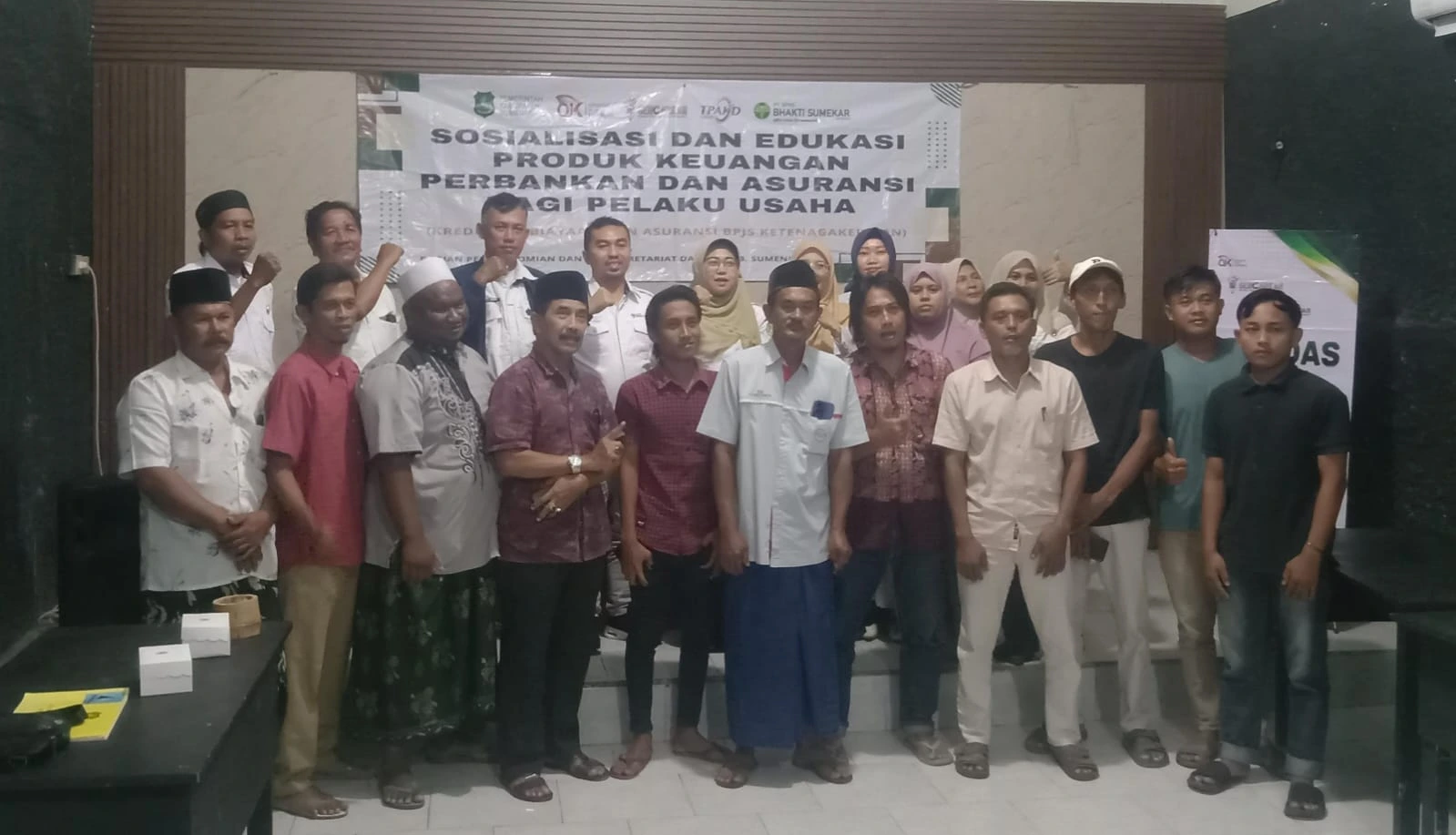 TPAKD Sumenep edukasi pelaku usaha Pasongsongan tentang pembiayaan dan jaminan sosial