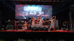 Wabup Bangkalan membuka Pagelaran Seni Tradisional di Kokop