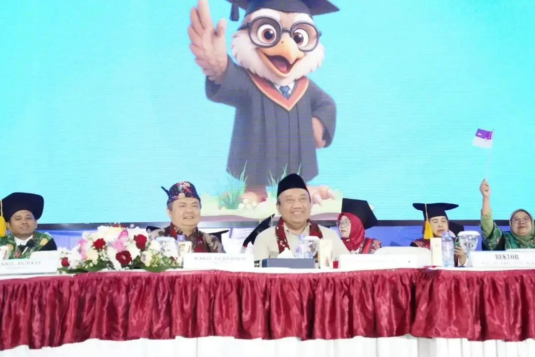 Wabup Bangkalan Moch Fauzan Ja'far menghadiri Orasi Kebangsaan UTM.