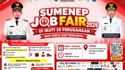 Sumenep Job Fair 2026 menghadirkan 35 perusahaan dan lowongan kerja bagi pencari kerja