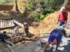 Babinsa dan Warga Gotong Royong Bangun Jembatan Kadempol Kerta Aju di Gapura Sumenep