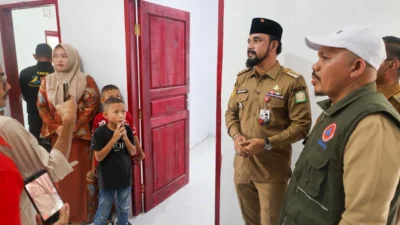 Bupati Aceh Timur meninjau pembangunan huntap korban banjir