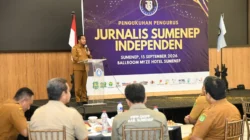 Bupati Sumenep Achmad Fauzi Wongsojudo mendorong media memperkuat jurnalisme berkualitas di era digital