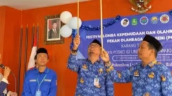 Camat Pragaan membuka Lomba Kepemudaan Desa Pakamban Laok