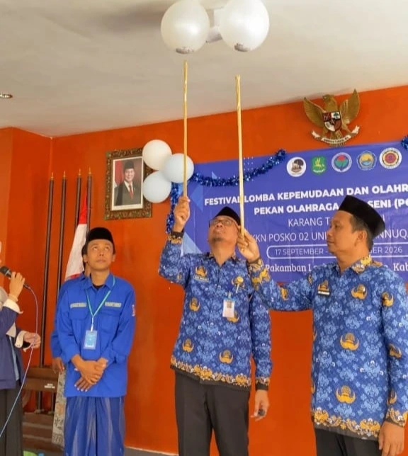 Camat Pragaan membuka Lomba Kepemudaan Desa Pakamban Laok