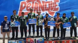 Empat atlet petanque Situbondo meraih dua medali perunggu di Kejurprov Bupati Situbondo Cup II 2026