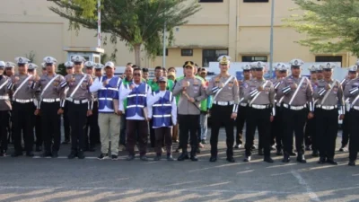 Kapolresta Sumenep pimpin apel HUT ke-71 Lalu Lintas Bhayangkara