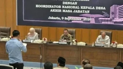 Kades AMJ menemui pimpinan DPR untuk meminta perpanjangan masa jabatan kepala desa.