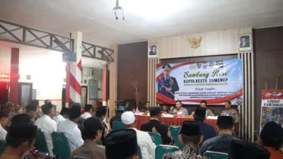 Kapolresta Sumenep Ariek Indra Sentanu Sambung Roso di Rubaru