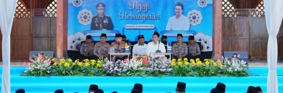 Kapolri Listyo Sigit mengikuti Ngaji Kebangsaan bersama Gus Baha di Rembang