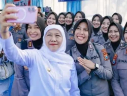 Khofifah Apresiasi Dedikasi Polwan Jaga Keamanan dan Layani Masyarakat Jatim