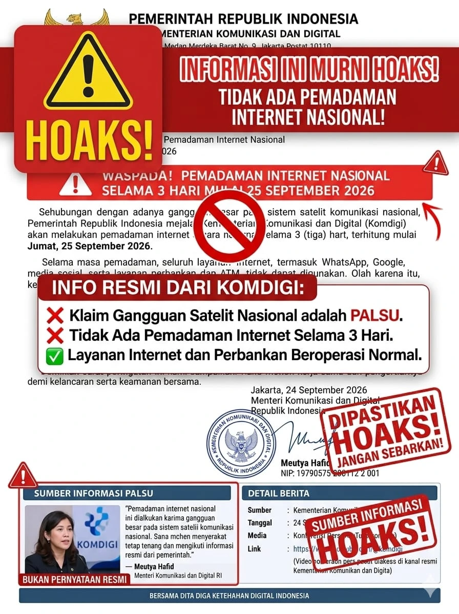 Wamenkomdigi Angga Raka Prabowo bantah hoaks pemadaman internet nasional